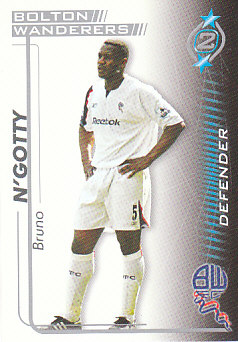 Bruno N'Gotty Bolton Wanderers 2005/06 Shoot Out #74